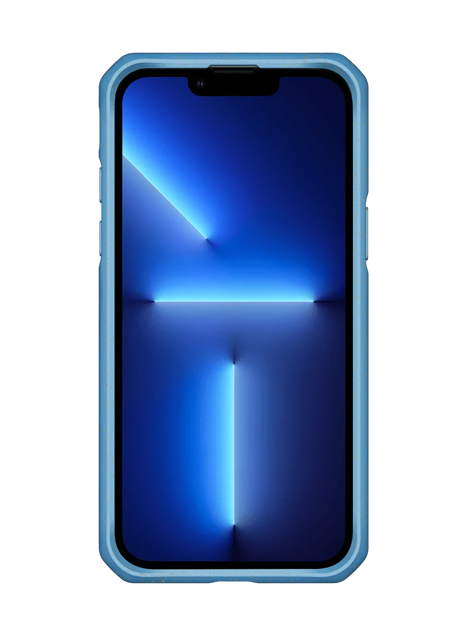 Itskins Feroniabio Terra iPhone 13 Pro Cover - Blue - Tashqila Itskins Feroniabio Terra iPhone 13 Pro Cover - Blue - Tashqila